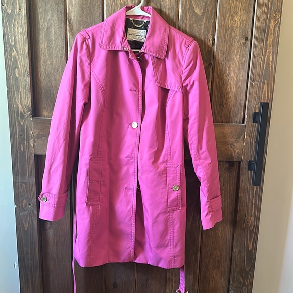 Banana Republic Women's Pink Trench Coat - Picture 1 of 5
